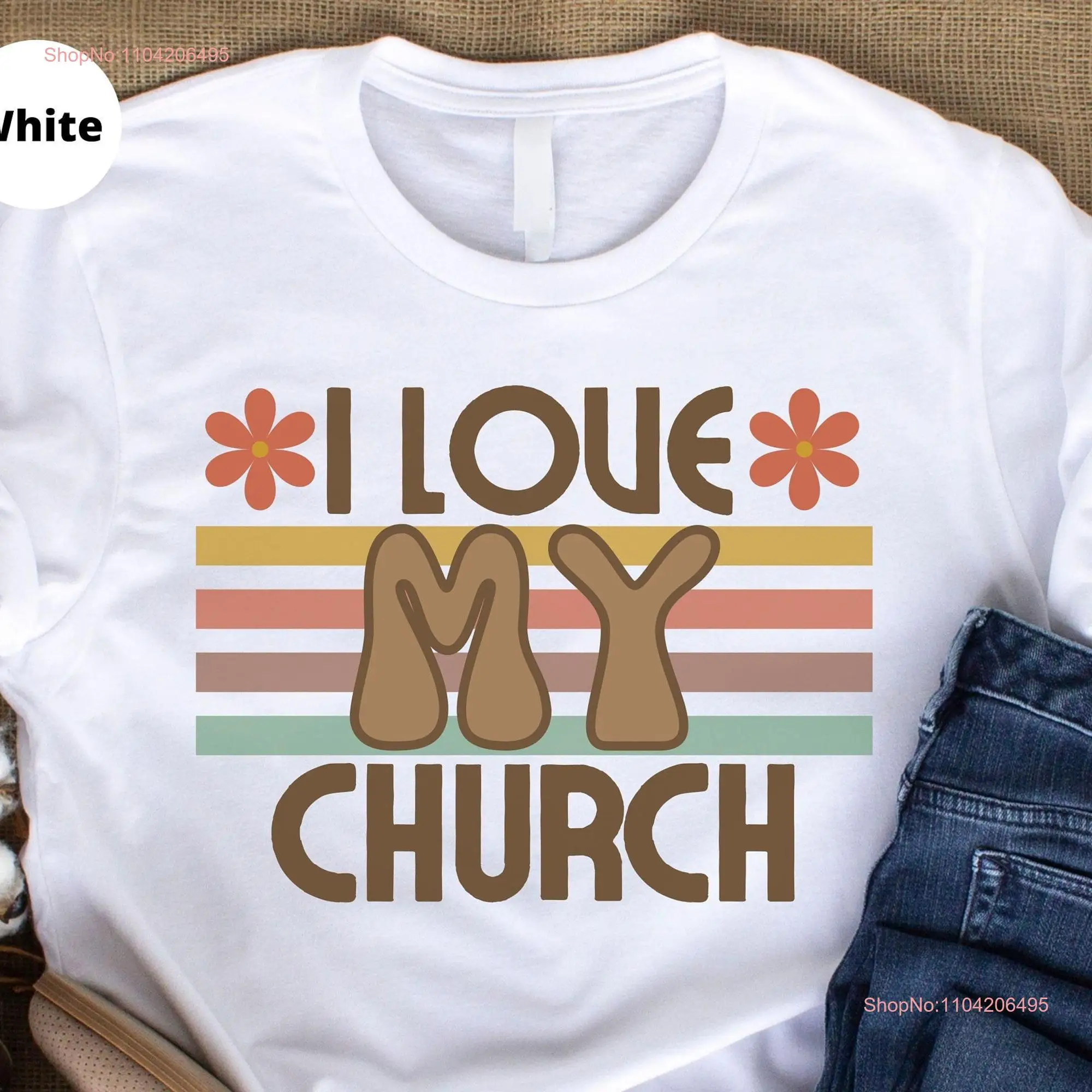 I Love my Church T shirt Inspirational Scripture Christmas Christian Faith Witness long or short sleeves