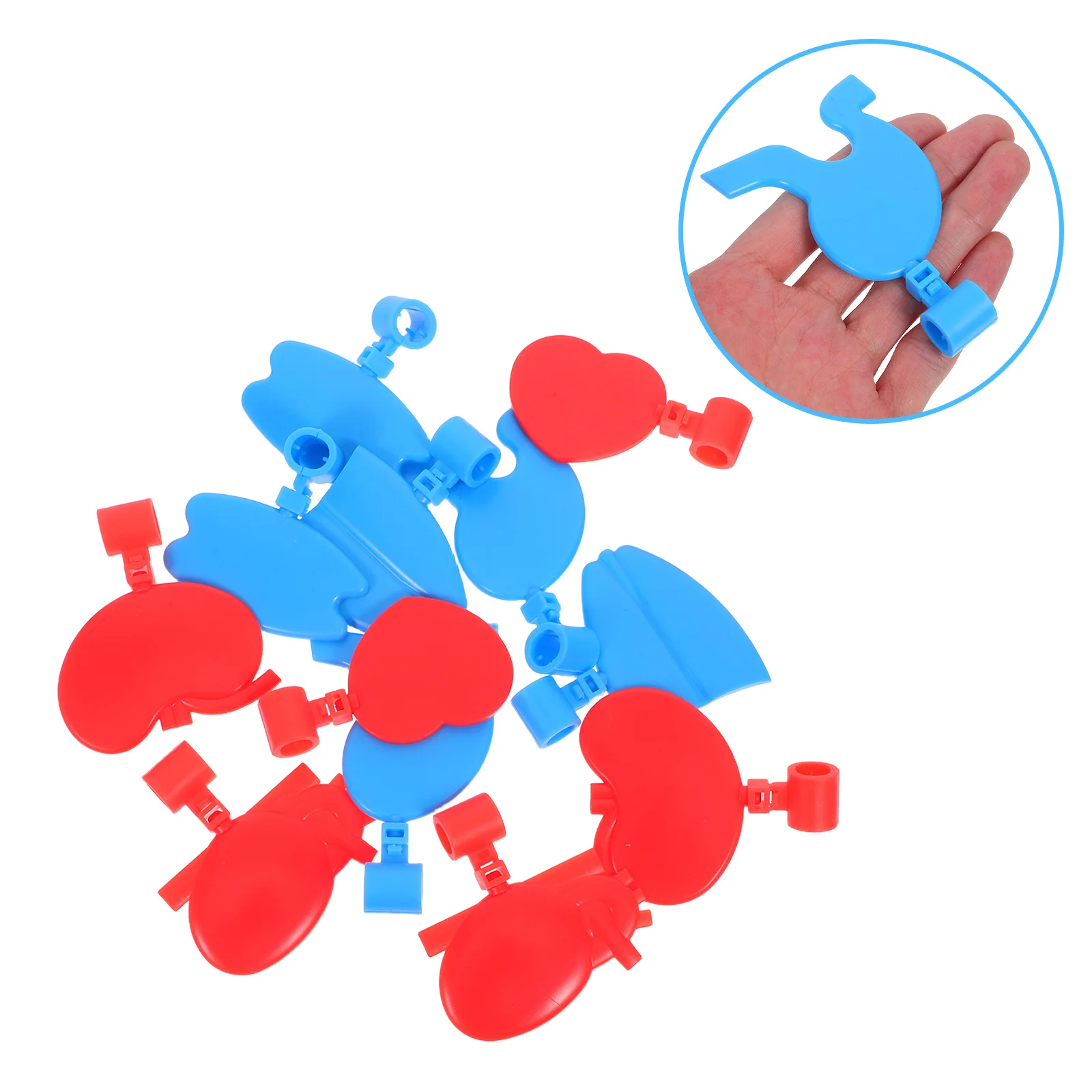 

12 шт., стетоскоп доктора, именная бирка, пластиковый идентификационный кулон в форме органа для идентификации медицинского персонала, высокая видимость работы