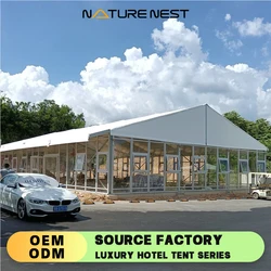 Marquee Ware House High Quality Aluminum Glass Wall Wedding Party Event for celebrating  Wind resistant Mega Tent Greenhouse