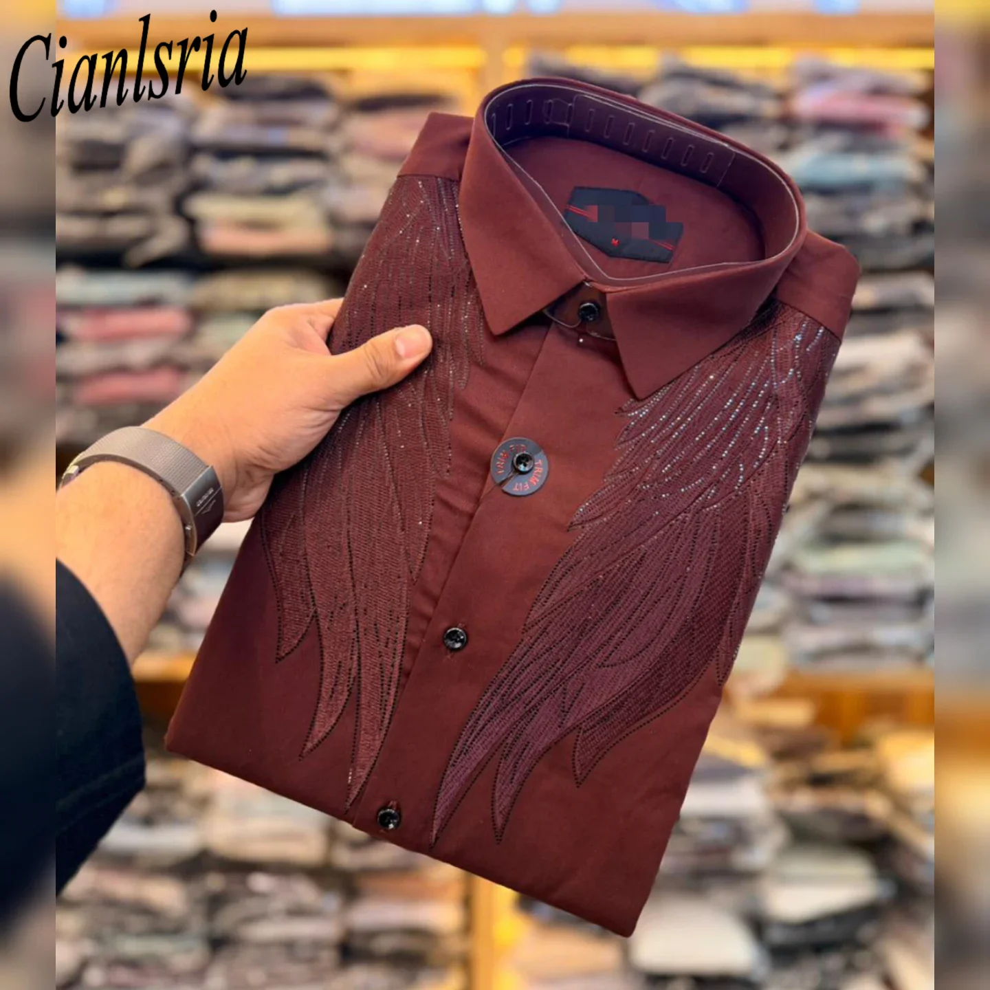 Camicia Elegante da Uomo con A - Men Formal Wear Shirts recensione e prezzo