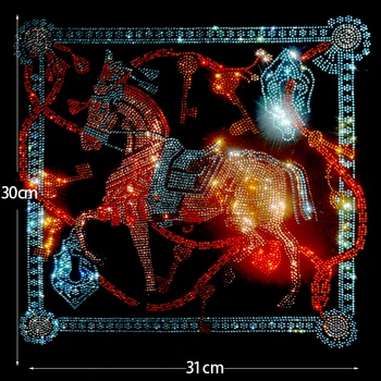 ダイヤモンドとキラキラの装飾ステッカー,ファッショナブルなDIY服,Tシャツ,衣類アクセサリー