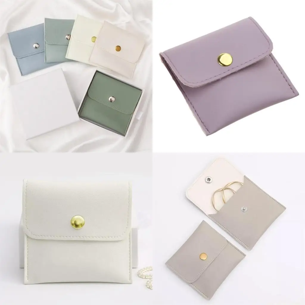 

D46E Convenient Jewelry Storage Bag Lightweight Necklace Bracelet Travel Waterproof Earrings Rings Storage Bags