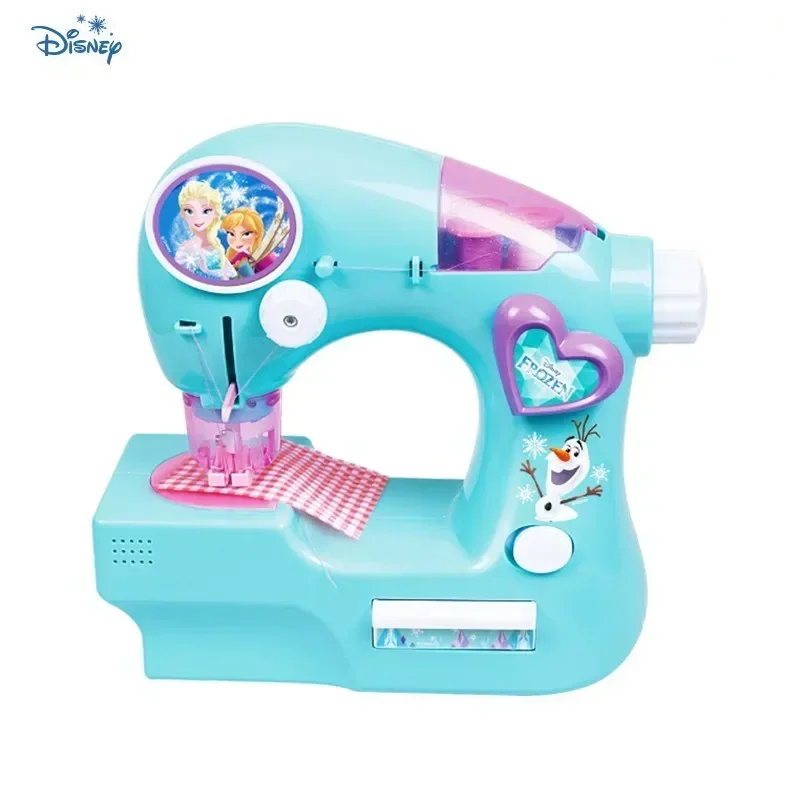 

High Quality Disney Frozen Mini Electric sewing machine Handmade toy play house toys for kids best Birthday Christmas Gift