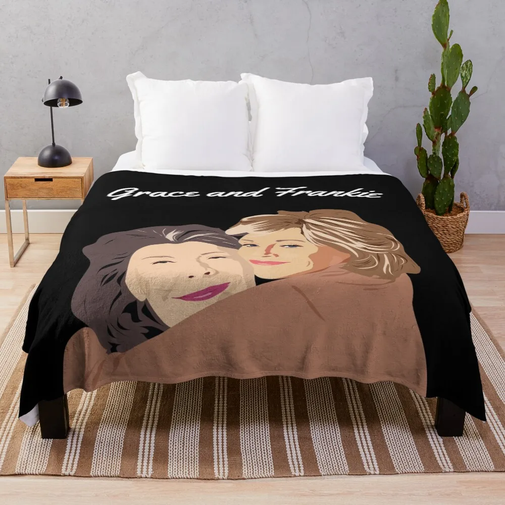 

Grace and Frankie Hugging Throw Blanket Soft Plush Blanket as Housewarming Gift