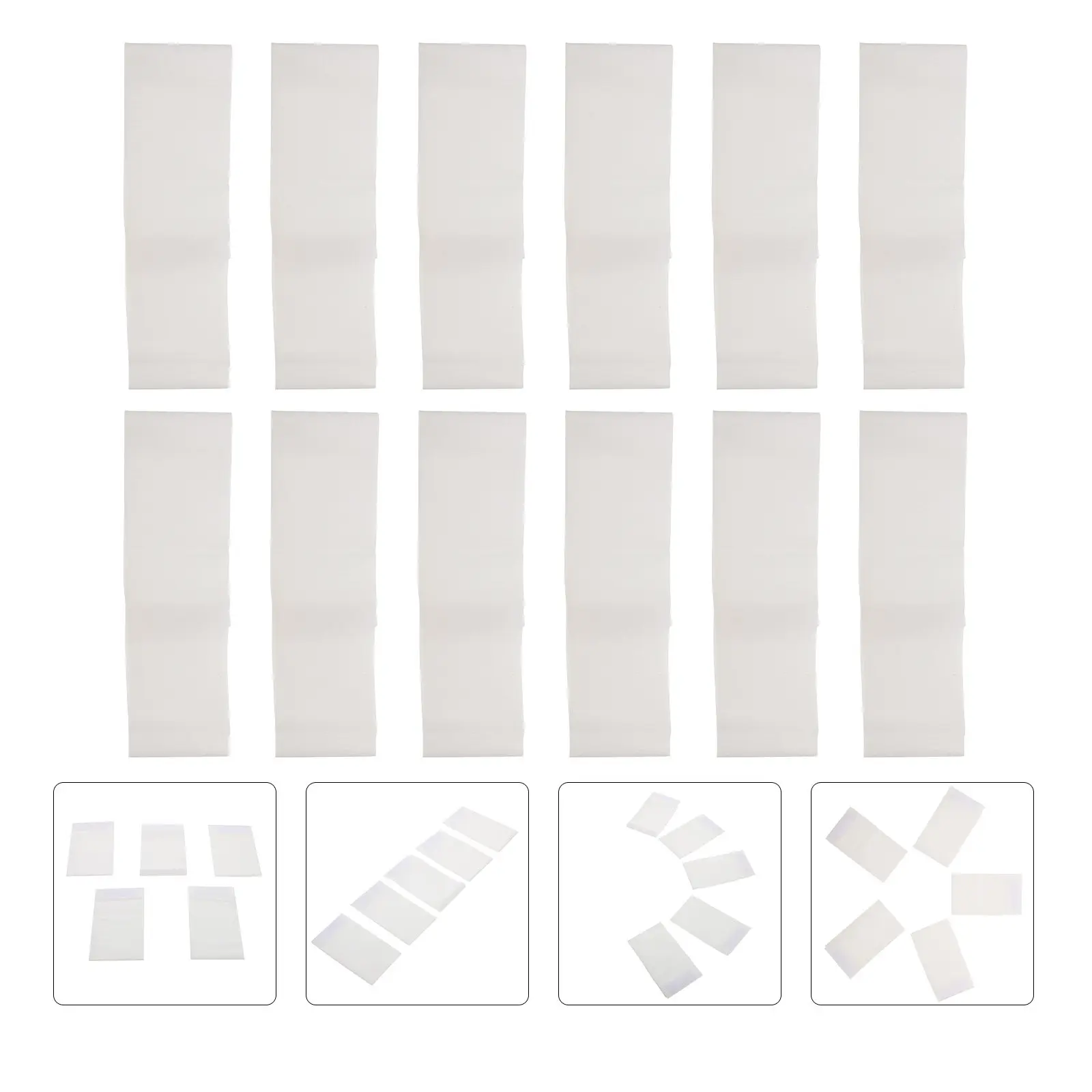 

100 шт. одноразовых широких повязок для волос из нетканого материала для умывания, массажа лица, ухода за кожей, салонов, спа-салонов и макияжа