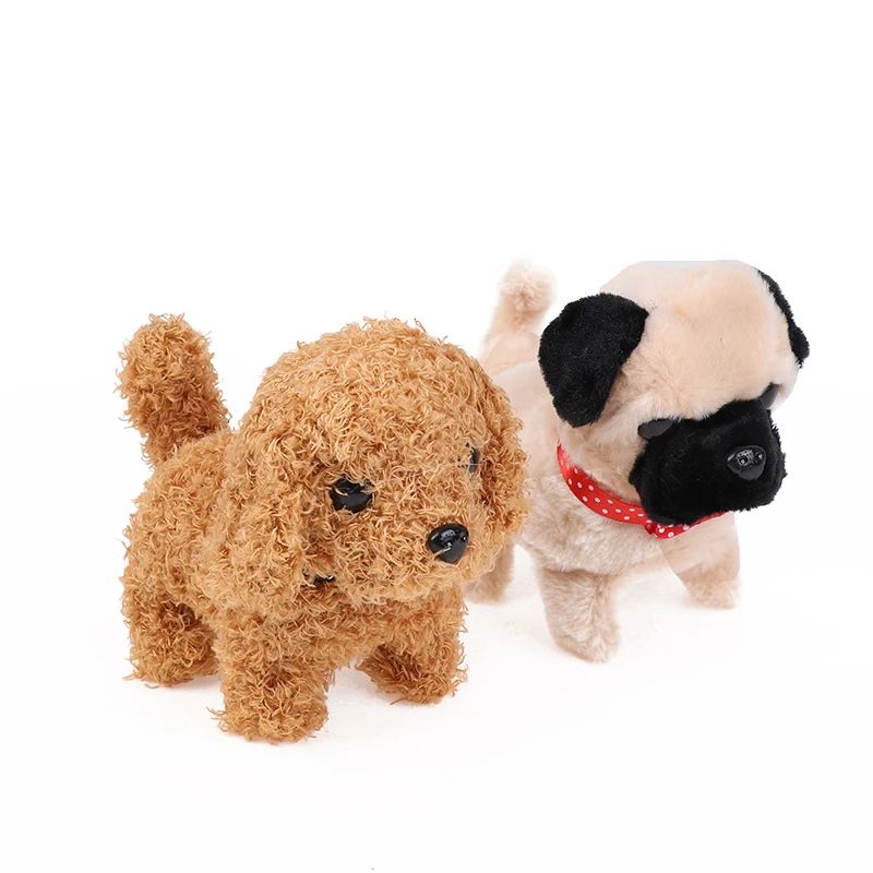 Offerta festiva: giocattolo robot elettrico per cani da compagnia; Peluche realistico, simulazione che parla e camminando; Regalo di Natale ideale per i bambini.