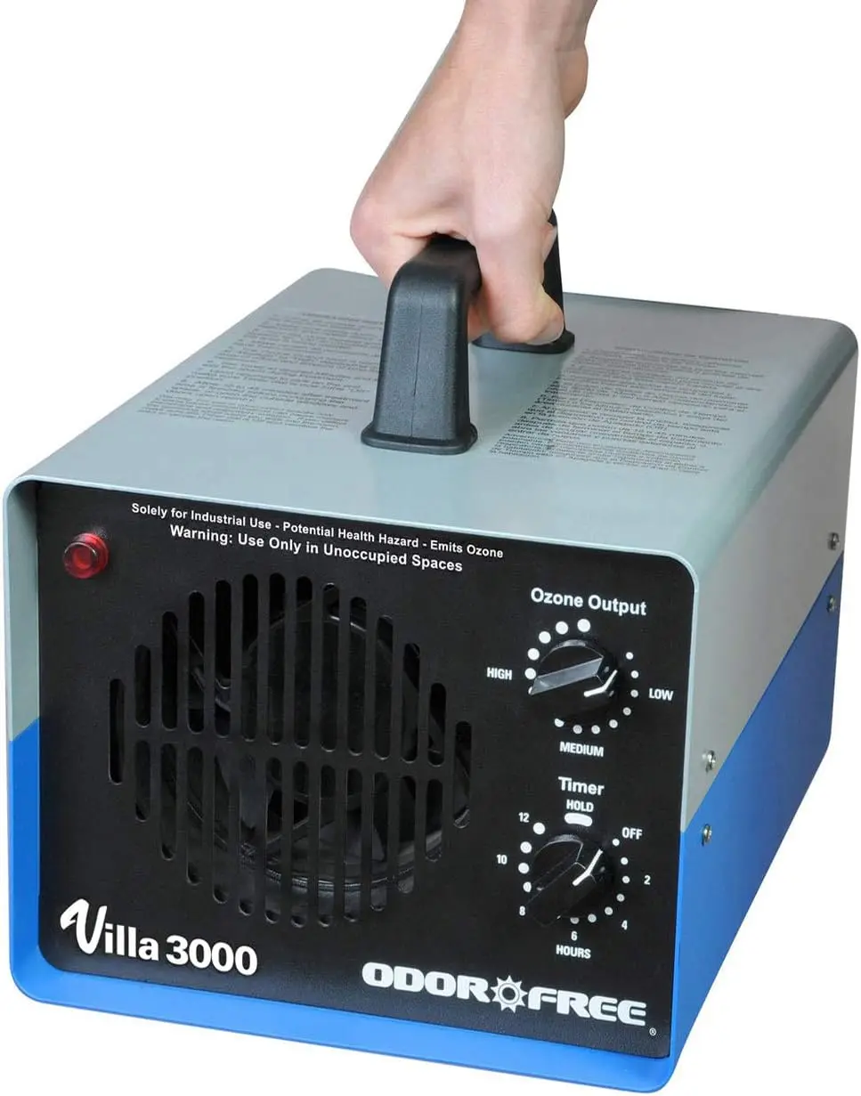 Villa 3000 Ozone Generator for Eliminating Odors, permanently removing Tobacco, Pet and Musty Odors at their Source