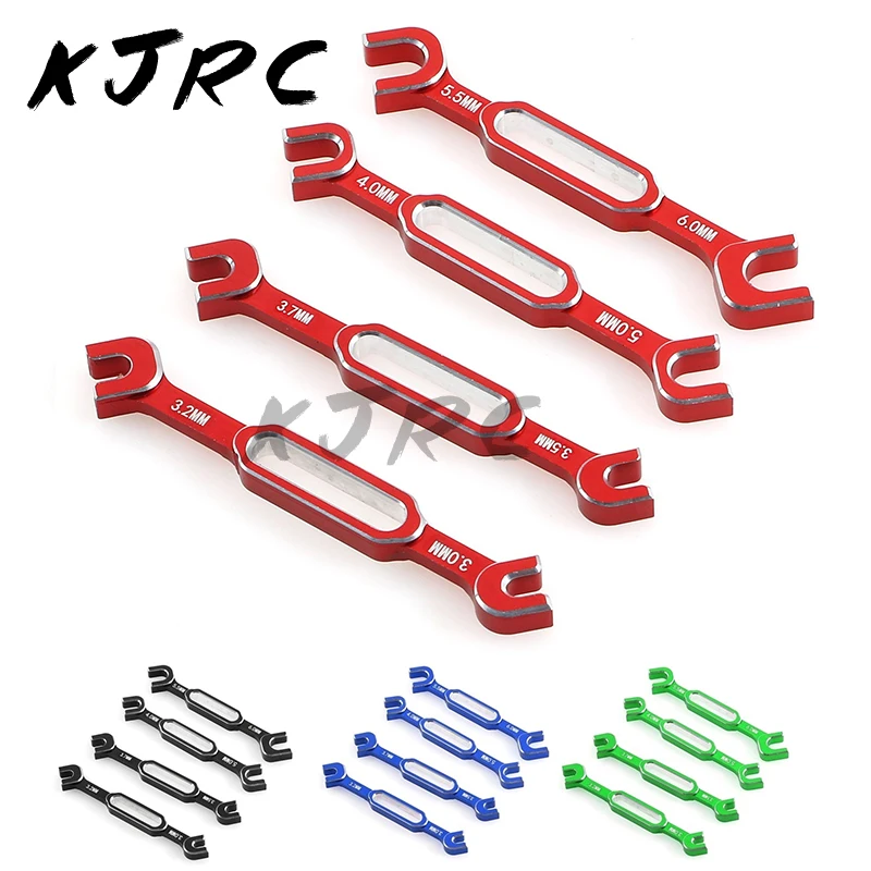 4Pcs Wrench 3/3.2/3.5/3.7/4/5/5.5/6mm Turnbuckle Nut Ball End Joint Remover Universal Tool For RC Car Drone Boat