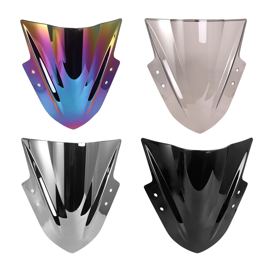 Motorrad Windschutzscheibe Windschutzscheibe Double Bubble Für KAWASAKI Ninja 300 250 2013-2017 & ZX300 EX300R 2013 2014 2015 2016 2017