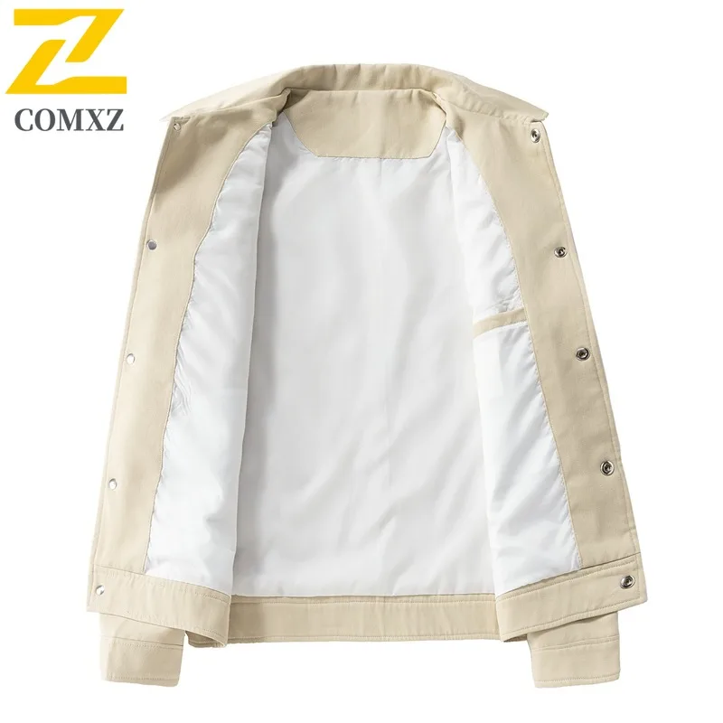 

COMXZ Trendy Jacket 2025 New Loose Lightweight Windproof Outdoor Travel Hiking Athleisure Jacket Leisure Man Clothes Jackets