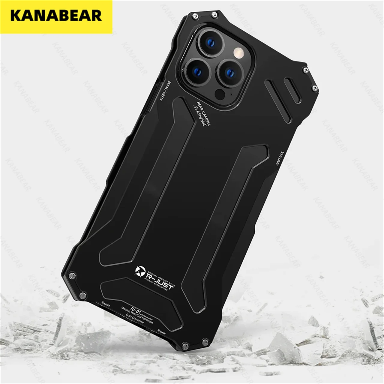 

Luxury Auminum Alloy Metal Armor Case for iPhone 14 Pro Max XR XS Max 11 12 Pro 13 Mini 14 Plus Shockproof Defender Cover