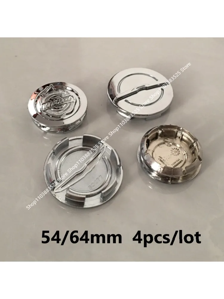 4 szt. kołpaków do kół samochodowych o średnicy zewnętrznej 54/64 mm do modeli Country 300, PT Cruiser, Pacifica, Sebring, 200, 300c, Grand Voyager, Town, Chrysler. — 2