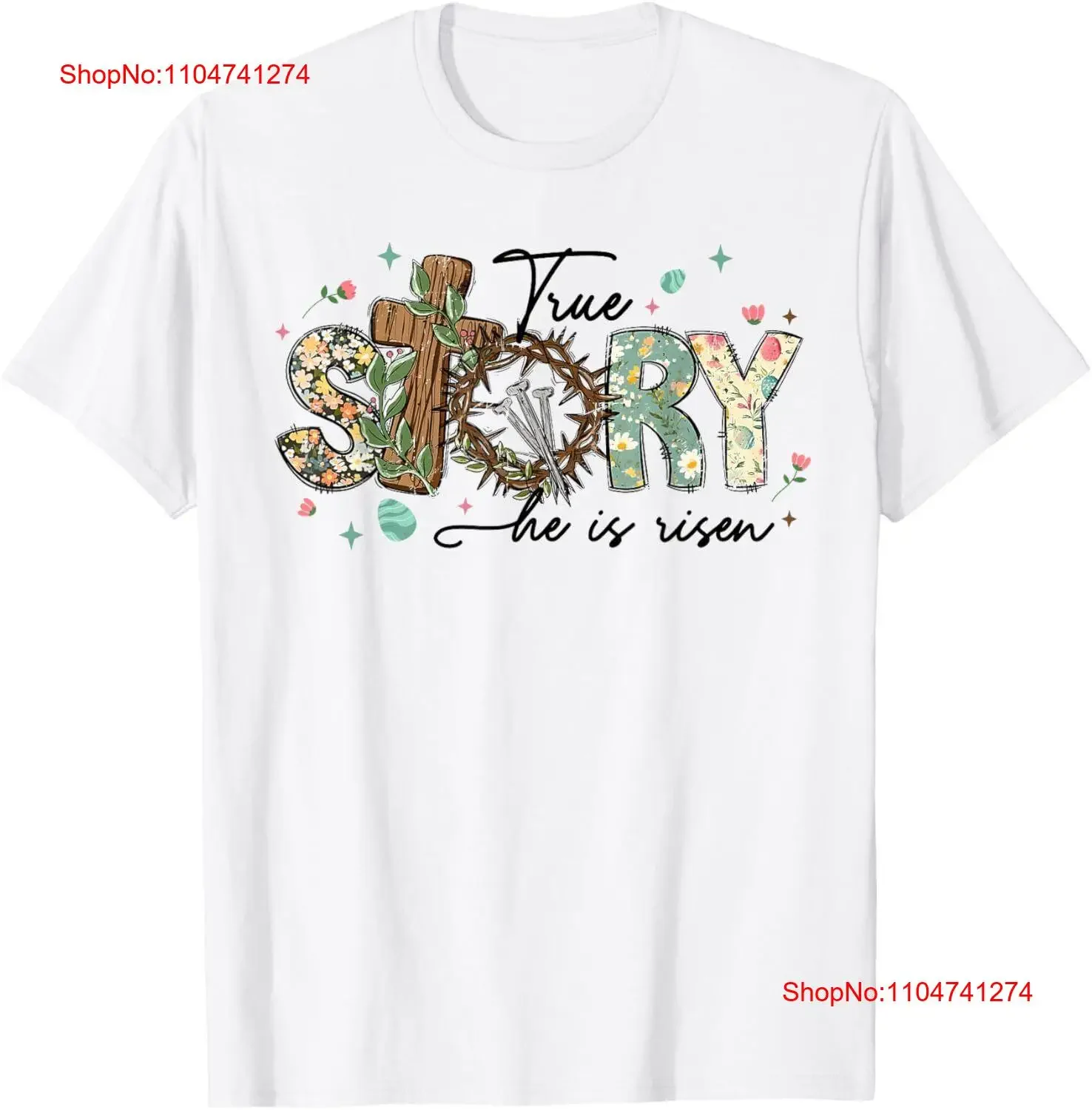 انه مرتفع الصليب يسوع عيد الفصح المسيحيين قصة حقيقية تي شيرت خمر غسلها عارضة لينة أعلى لارتداء اليومي قليلا #1