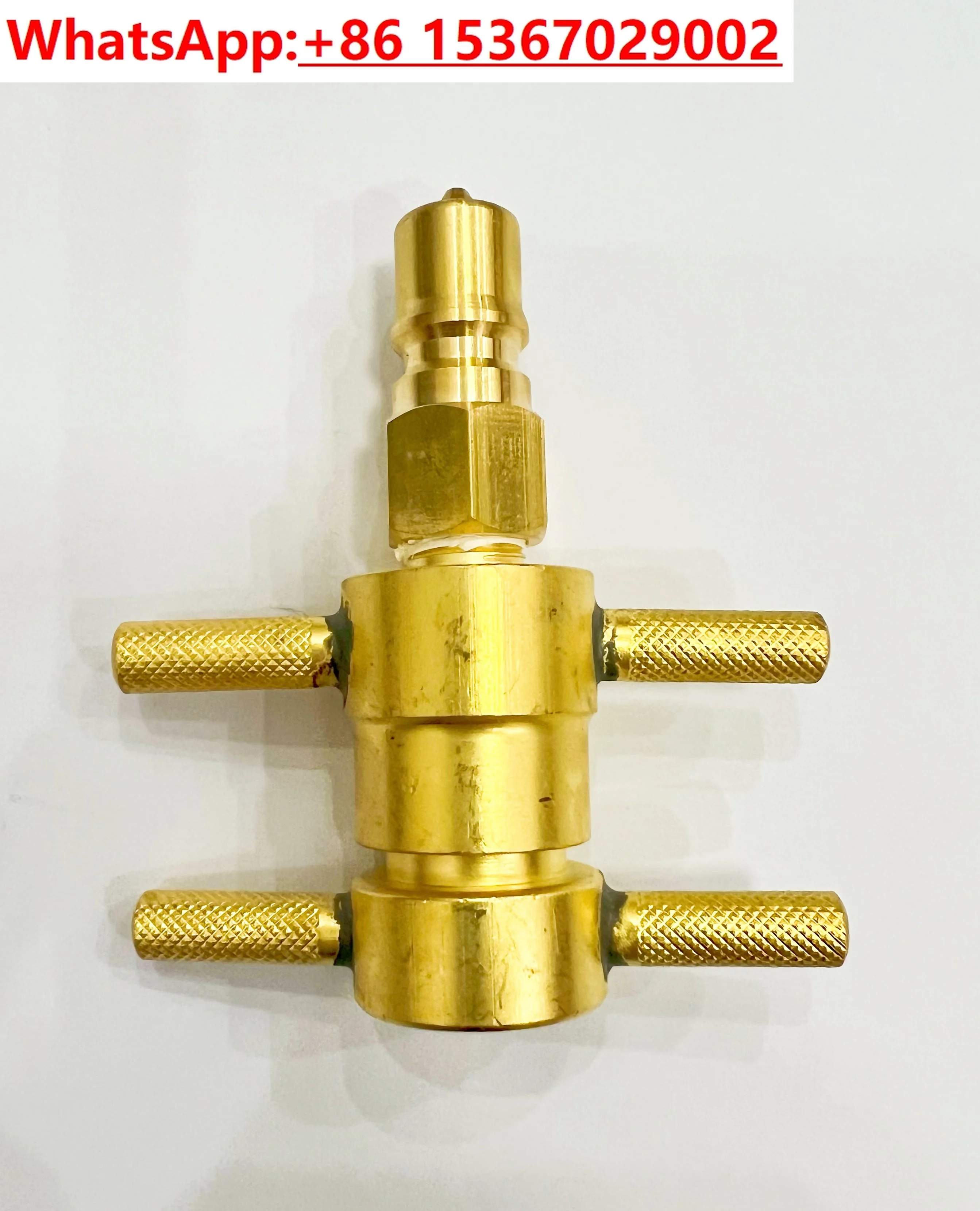 

Italian quick connector ZZD-B refrigerator freezer leak detection vacuum all copper double sealing ring high pressure