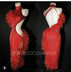 Latin dress lady latin dance dress women competitionlatin dress girls dress latin costume rhinestones