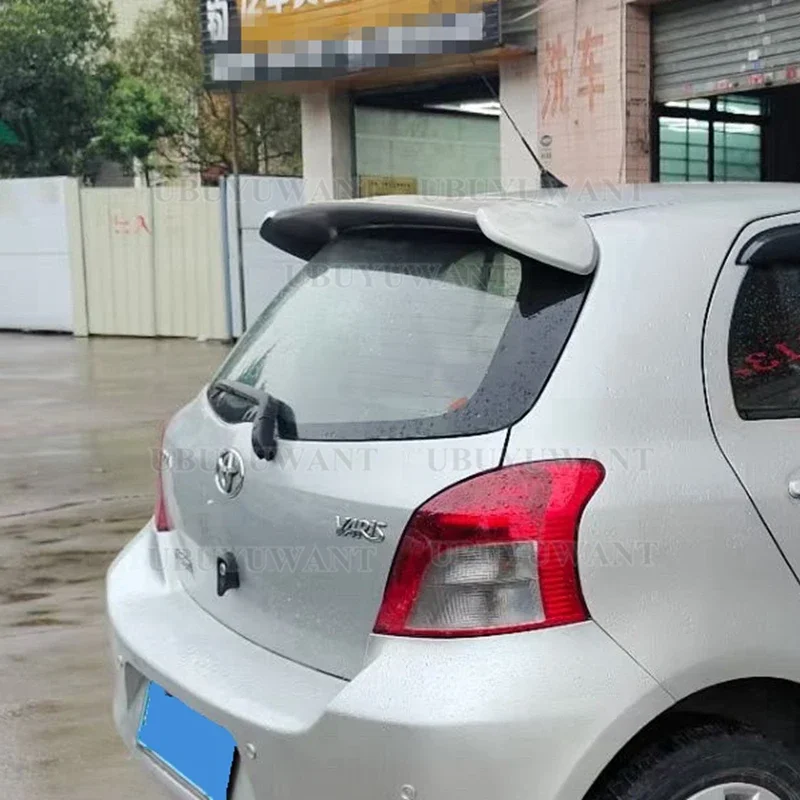 Спойлер для Toyota Yaris 2008 2009 2010 2011, спортивный спойлер Yaris RS из АБС-пластика, основной цветной спойлер для заднего крыла автомобиля