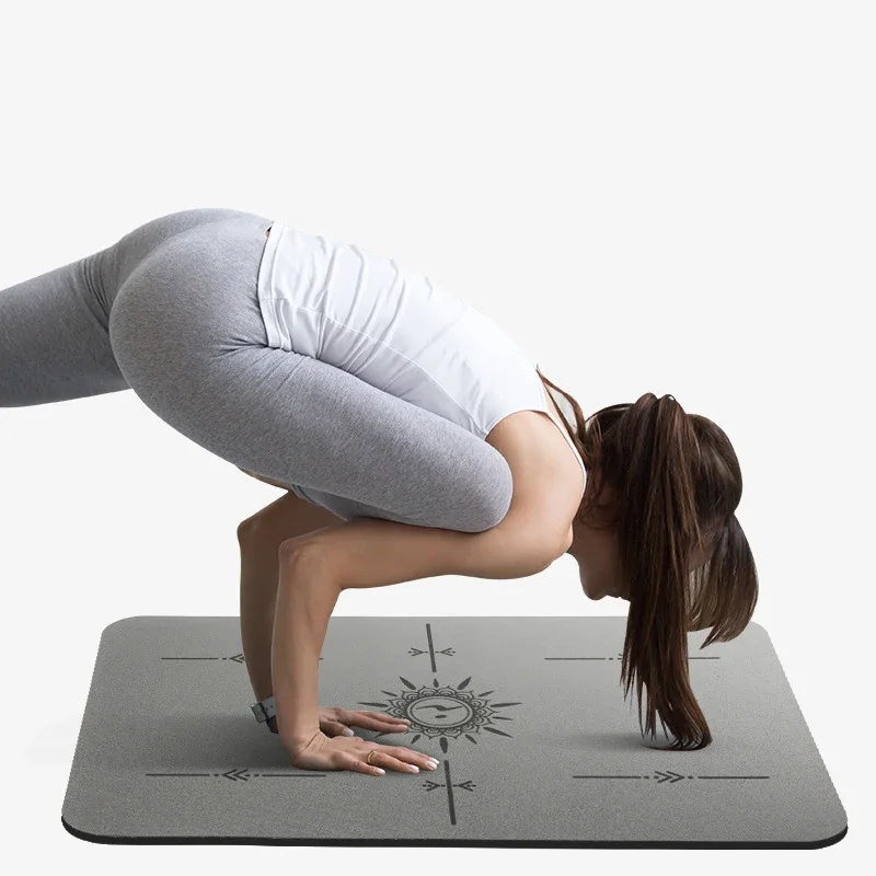 Mini Flat Support Mat Non-slip Polyurethane Rubber Yoga Mat 40 X 60CM Inverted Balance Knee  Fitness Mat Thickness 5mm