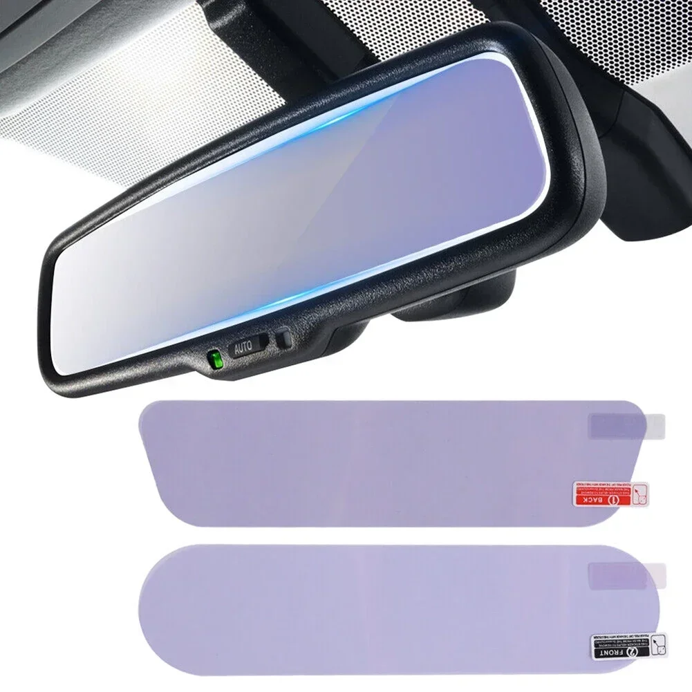 Car Rearview Mirror Anti-Reflective Film Anti Fog Anti-Glare Waterproof Sticker 0mm*200mm Install Anti-glare Film, Anti-glare