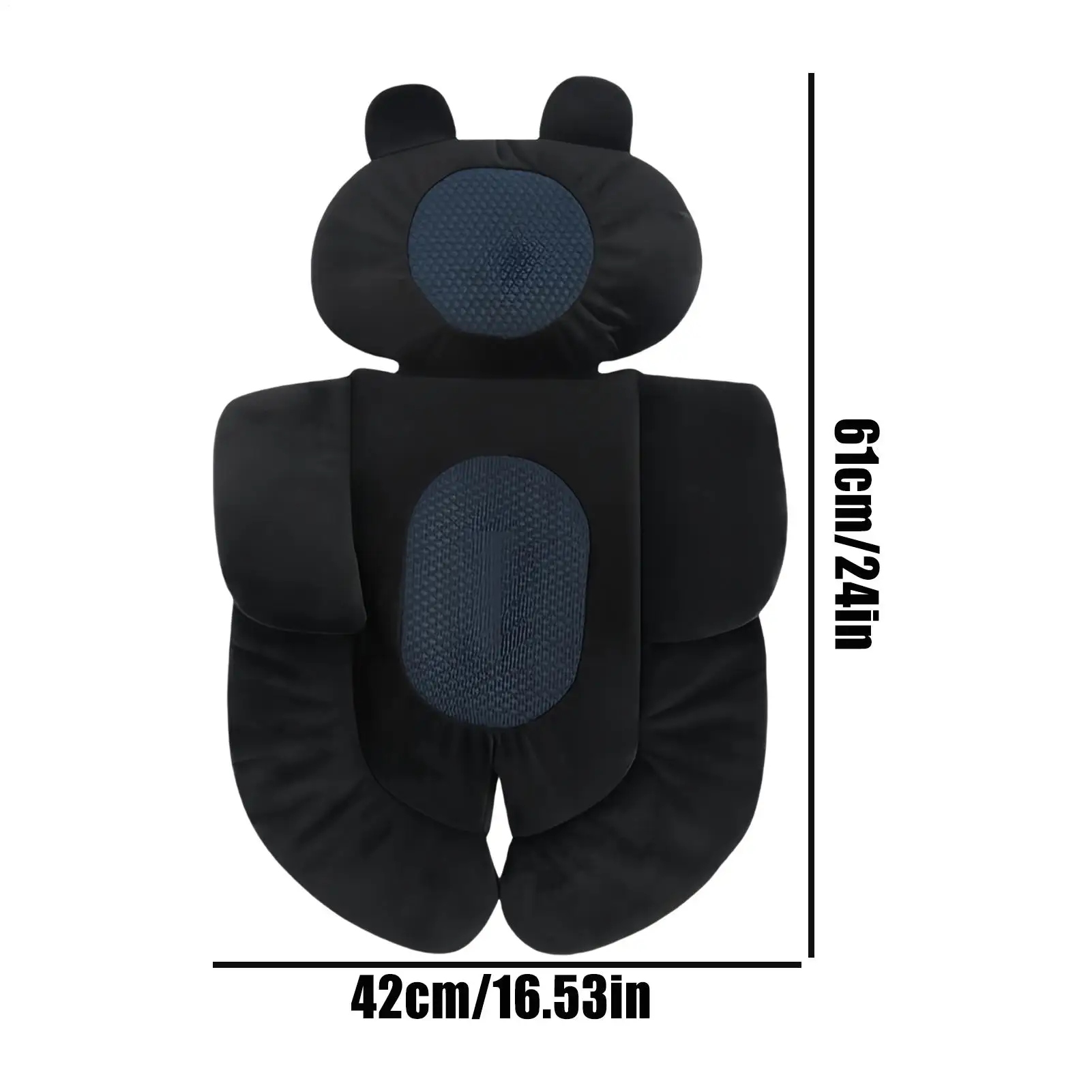 Baby Stroller Seat Cushion Accessories Stroller Baby Insert Head Neck Support Insert Cushion Reversible Stroller Padding Liner