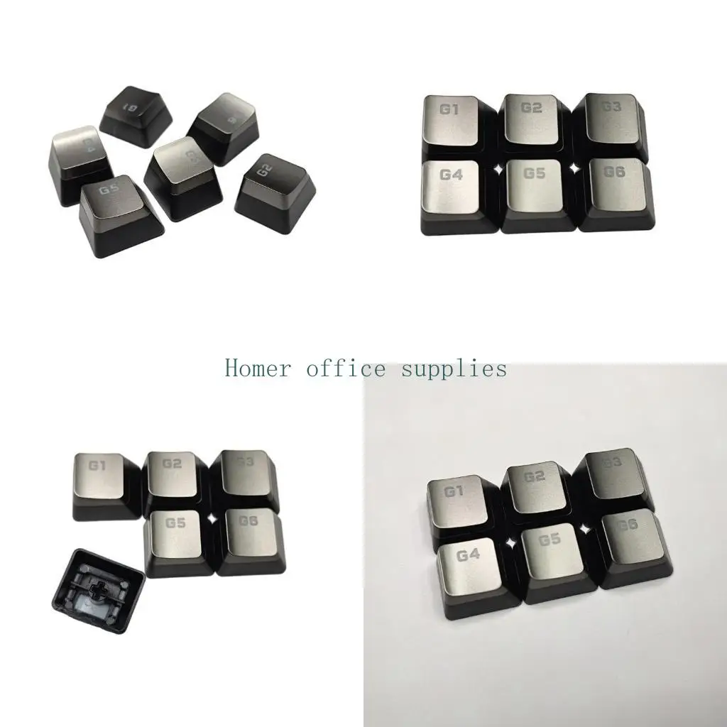 

K43B G1G2G3G4G5G6 Колпачки для макроклавиш ABS Колпачки для клавиш с подсветкой Лучше всего подходят для геймеров