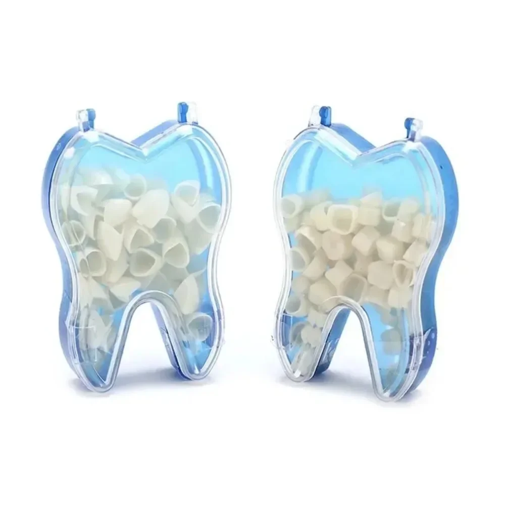 AG 50 Pcs/Box Dental Temporary Crown Kit Anterior Front Molar Posterior Teeth Veneers Dentistry Tooth Whitening Tools