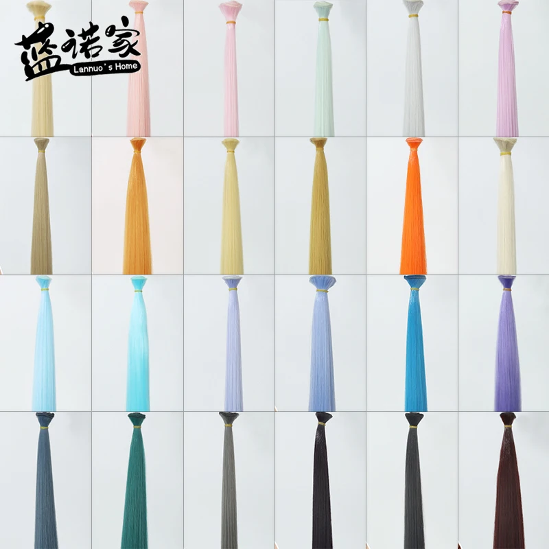 Matte High-temperature Silk All-purpose Cos Fake Hair Original Hair Strands Hair Extensions Hair Curtains Hair Bars
