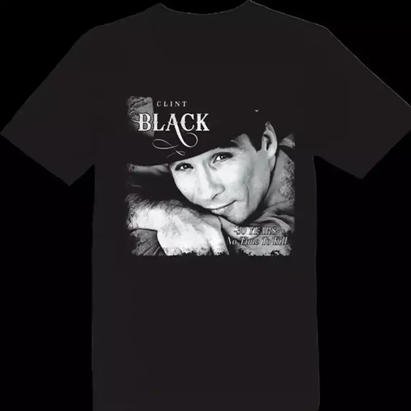 Sale Clint Black New Album T Shirt Short Sleeve All Sizes S To 5Xl