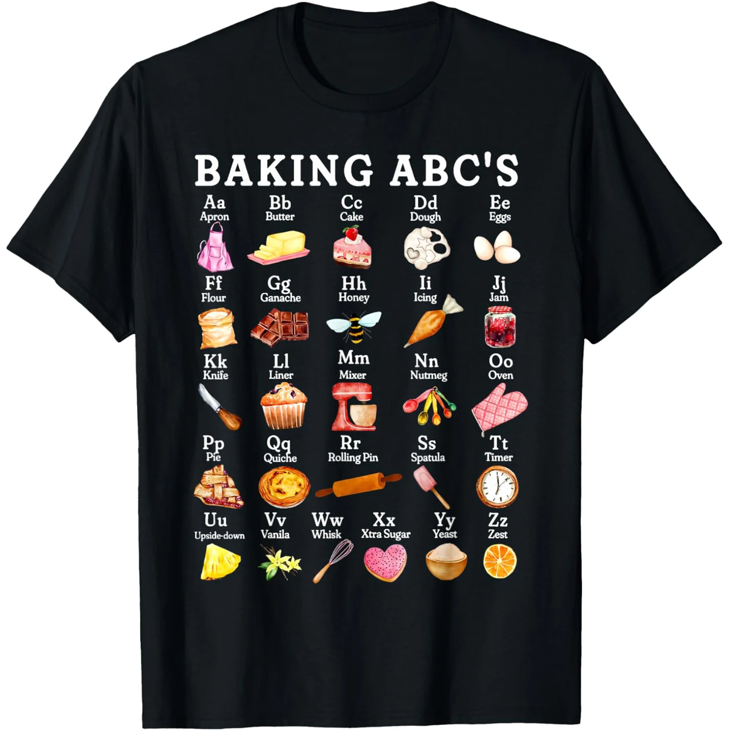 Baking Heartbeat Baker Lustige T-Shirts für Männer und Frauen, reine Baumwolle, Humor, Streetwear, T-Shirt, kurzärmelig, Unisex, lockere Kleidung – Detail 2