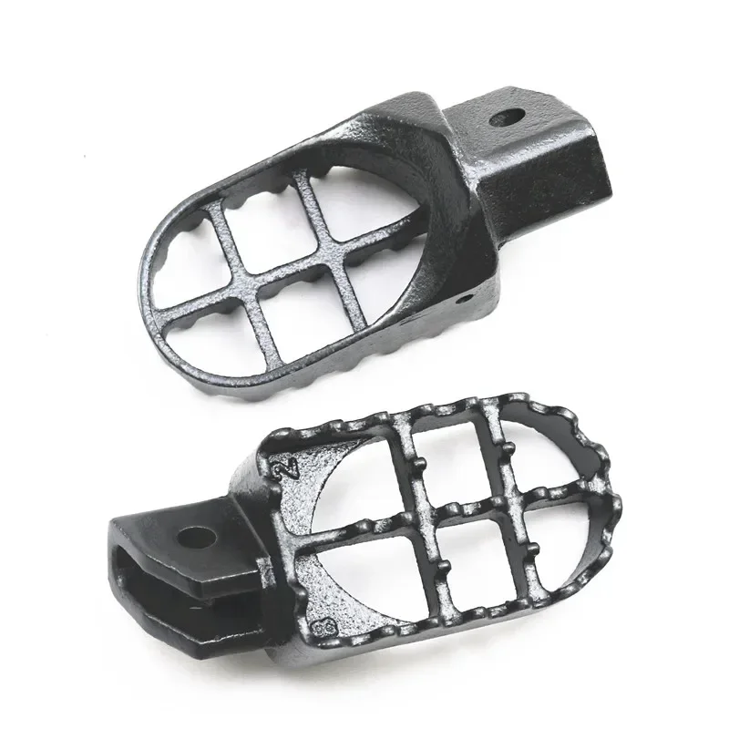 

Grey Steel Dirt Bike Motocross Footrest Foot Pegs For Suzuki RM80 1993-2001 2000