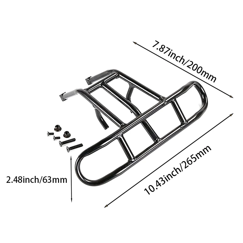 CYGJ-Metal Rear Bumper Kit Replacement Accessories Fit For 1/5 HPI ROFUN ROVAN KM BAJA 5B 5T 5SC RC CAR PARTS