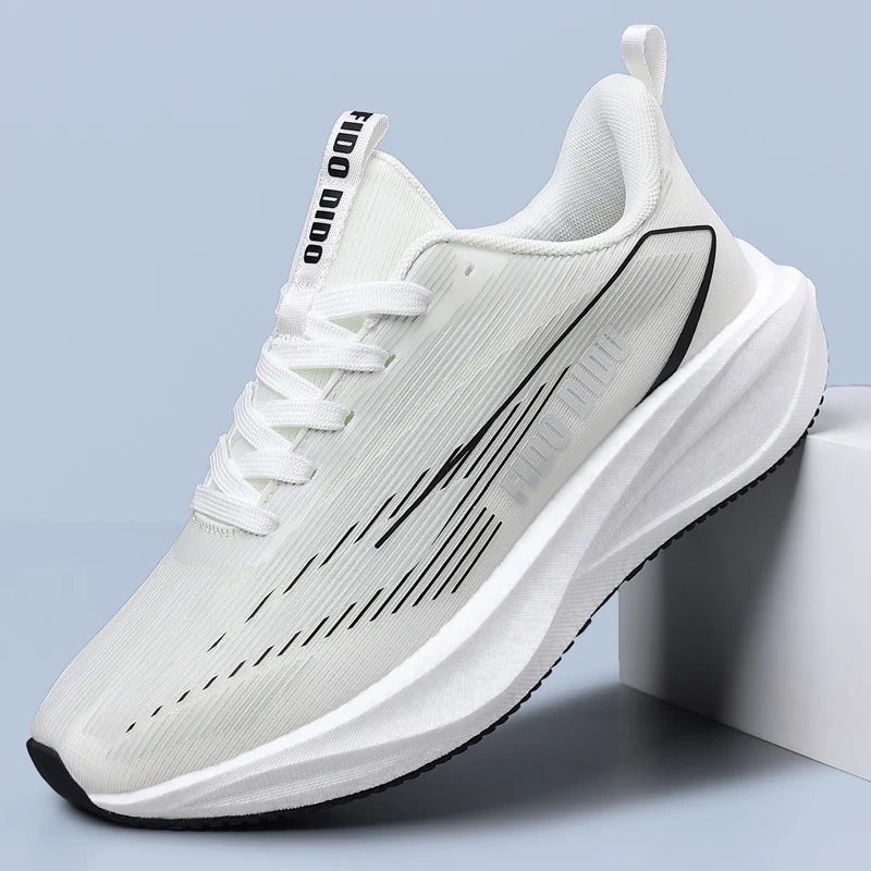 

Heightening Thick Sole Men Leisure Shoes Good Cushioning Effect Strong Grip Outdoor Fitness Long Time Walking Shoes