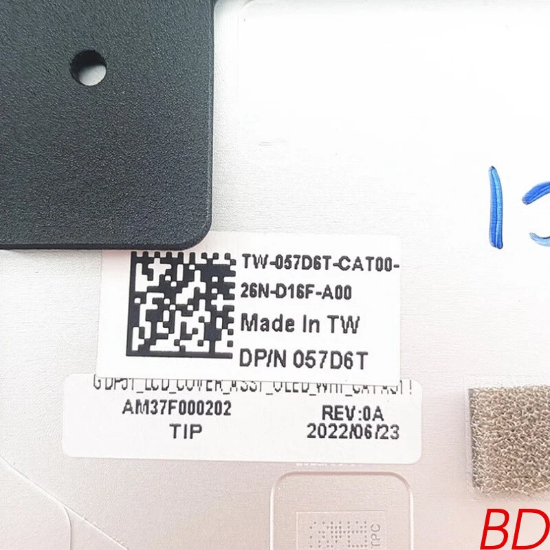 f  A Shell Screen Back Cover Shell 057D6T For Dell XPS15 9510 Precision 5560 M5560
