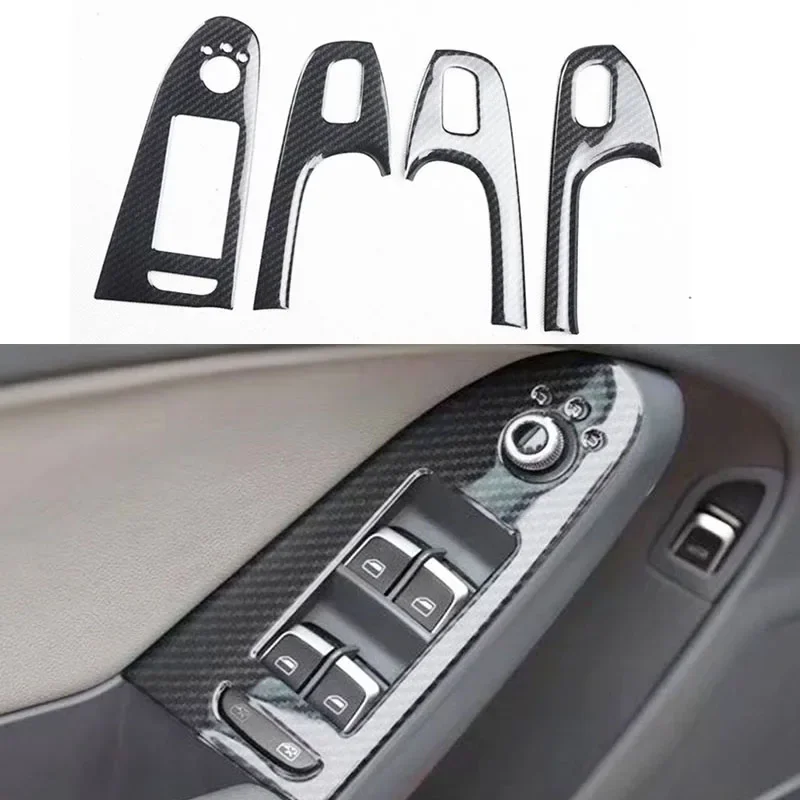 For Audi A5 2008-2016 Wooden Color  Interior Air Vent Outlet Cover  Central Control Trim Sticker Car Styling Accessories
