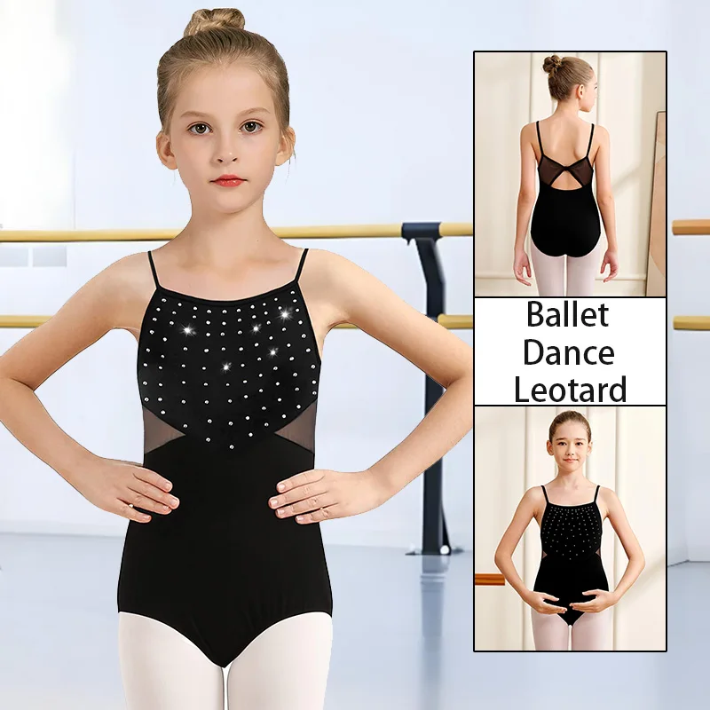 女の子綿長袖バレエダンスレオタード女の子体操ダンスタンクドレスソフトフロント裏地半袖ダンスウェア