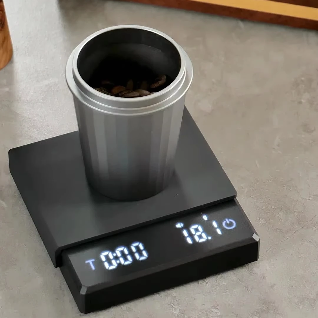 

Smart Kitchen Scale Digital Coffee Scales Timer Electric Power Source Precise Electronic Weight Measuring Weighing Features