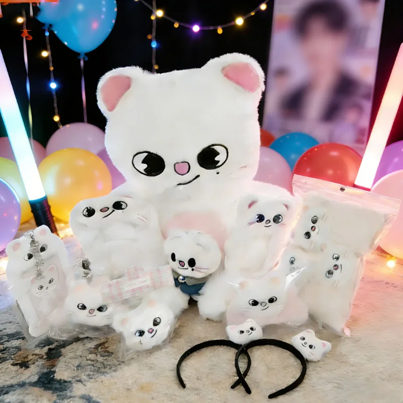 NEW 50cm 10pcs Kpop Skzoo plush toy Wolf Kawai Cartoon stuffed animal plush doll Large size sleep pillow collection gift