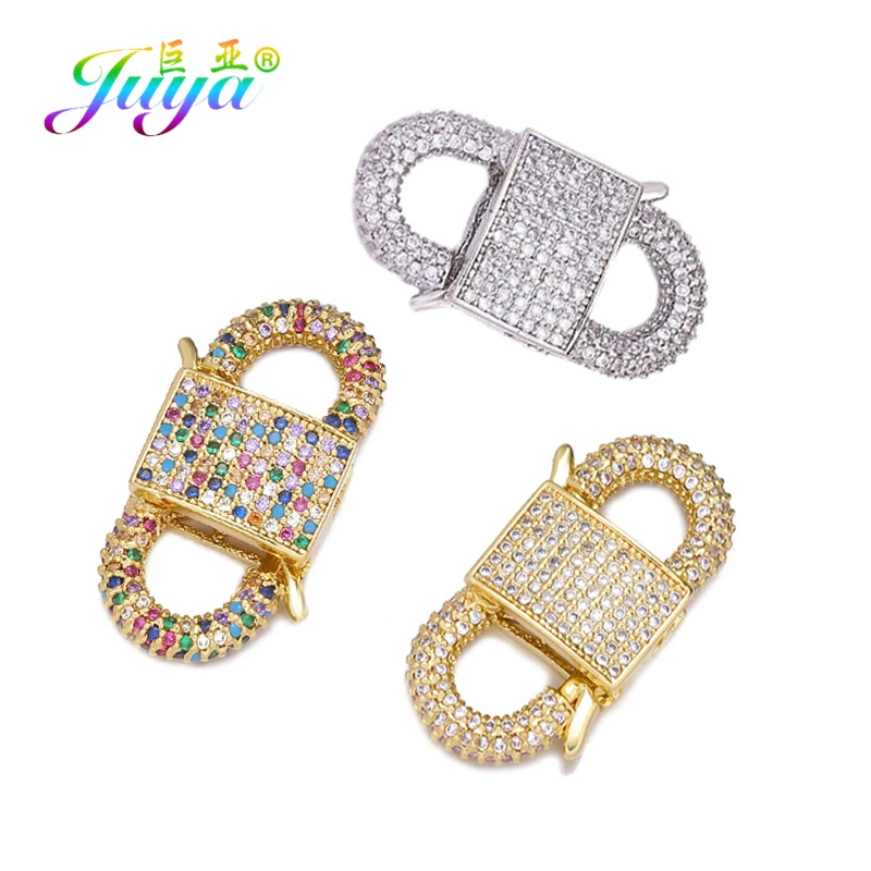 Juya DIY Pendant Locket Handmade Carabiner Screw Lock Clasps Accessories For Needlework Fastener Hanging Chains Jewlery Making