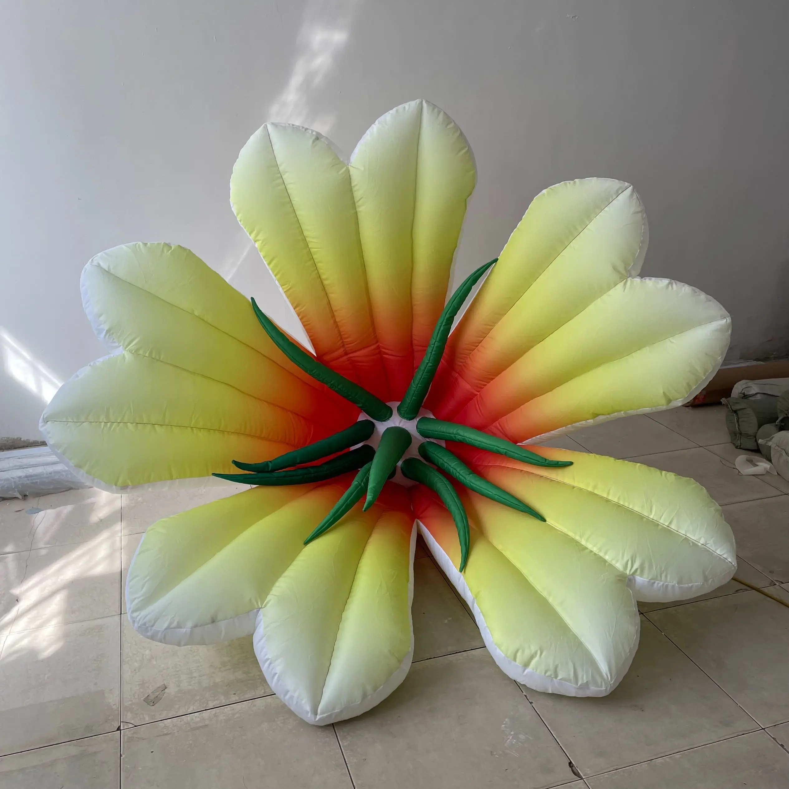 Vinfgoes Hanging LED Inflatable Flower Decor Indoor for Party/Wedding/Stage/Concert/Bar Ceiling Decoration view 6