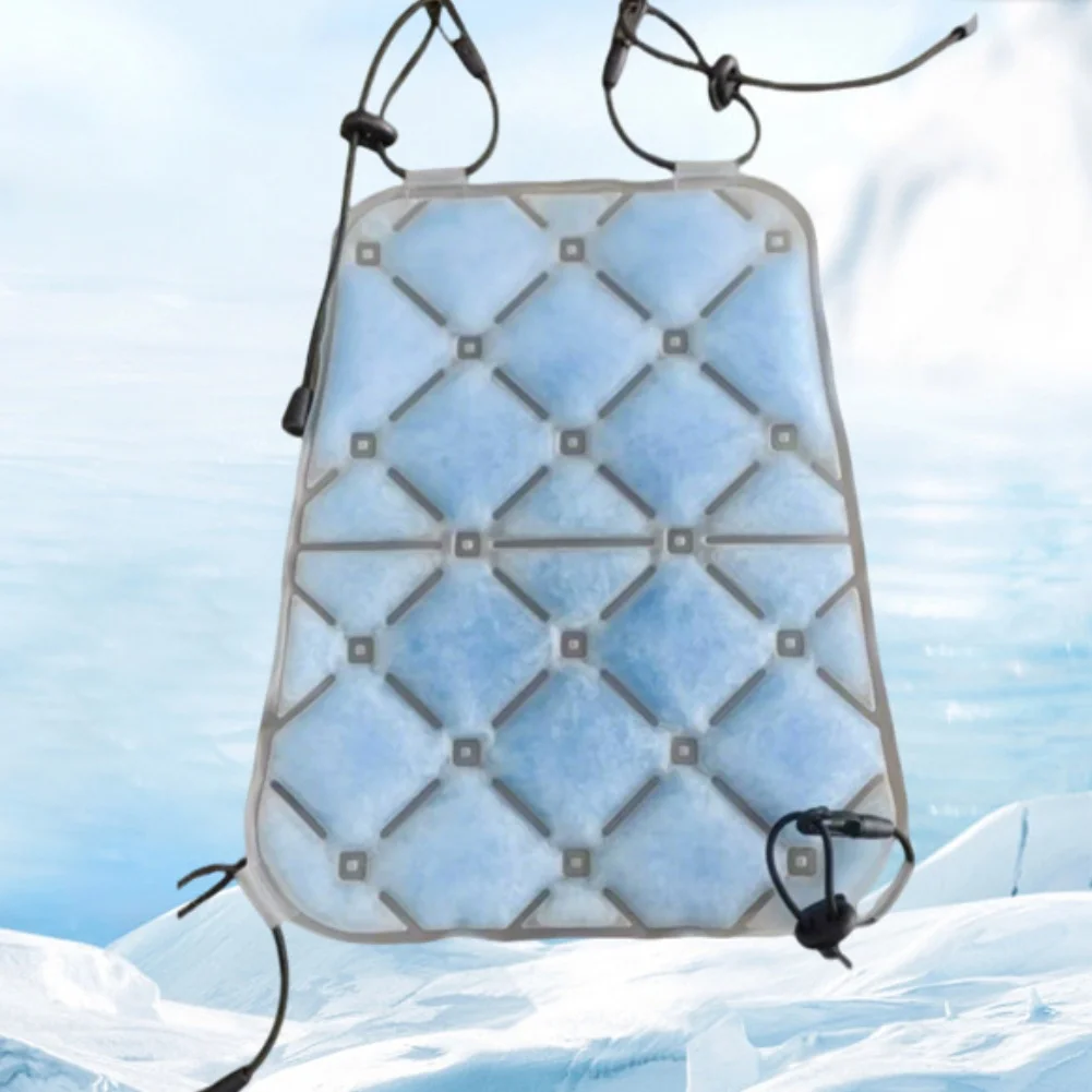 PCM Cooling Backpack Pad Phase Change Material Ice Mat For Heatstroke Prevention Outdoor Camping Hiking Sporting Goods Accessory