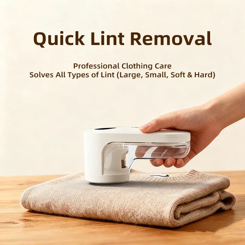 

Electric Hair Pill Trimmer Fuzz Remover Sweater Debobbler Lint Shaver USB Rechargeable Portable Household Lint Remover