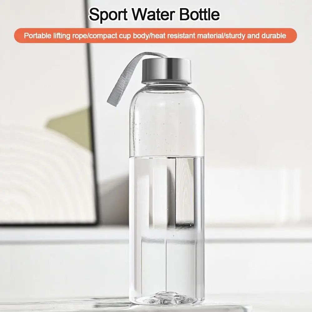 Plastic Water Bottle for Drinking Portable Sport Tea Coffee Cup Kitchen Tools Kids Water Bottle for School