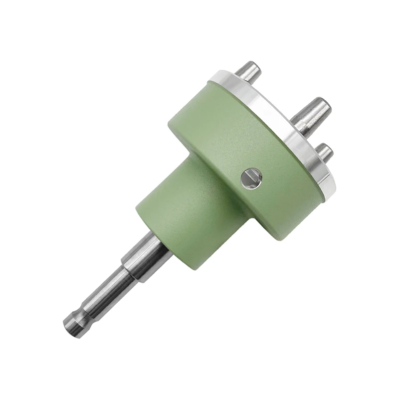 Adattatore Tribrach verde a tre griffe per stazione totale Leica Prism