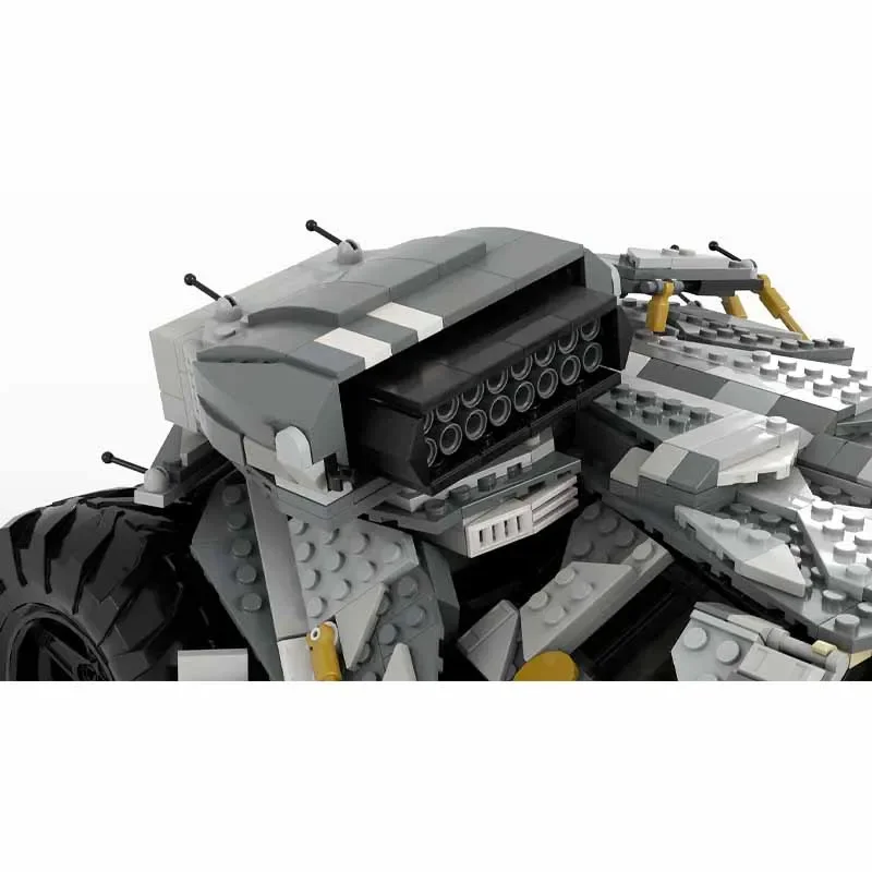 MOC-96588War Mobile Combat Vehicle Building Block Model1123Parts Boys' and Children's Birthday Christmas Building Block Toy Gift