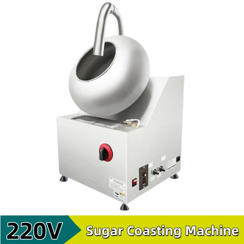 

Commercial Sugar Coating Pan Machine 220V Stainless Steel Electric Sugar Coating Round Pot Coating Machine