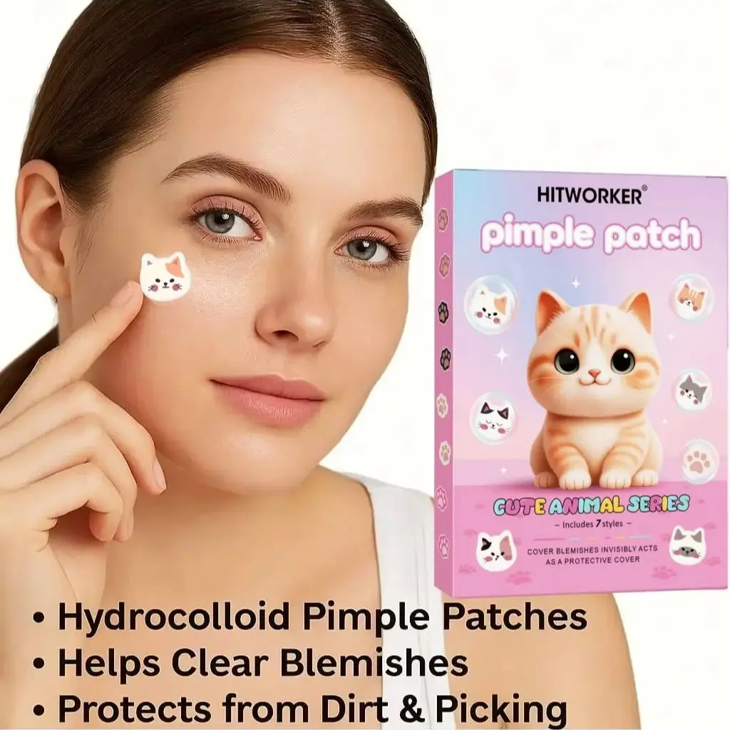 200 pieces/set of cute cat acne removal patches - non-alcoholic acne patches, non irritating and suitable for all skin types image 4