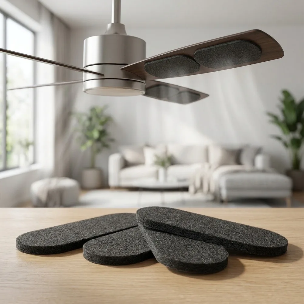 Ceiling Fan Mounted Carbon Using Natural Coconut Shell for source for Targeted Indoor Contaminant Reduction Ceiling