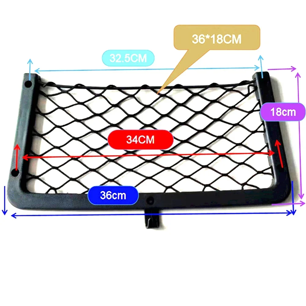 36*18CM Large Storage Net Pocket Camper Van Caravan Organiser Holder For T5 Details:   *  Brand New And High Quality *It Can