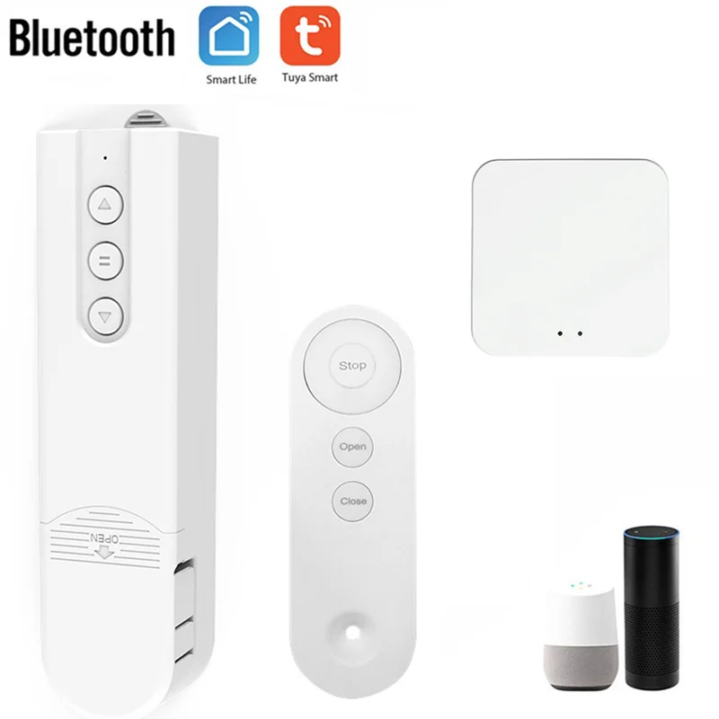 

-MEOF Tuya Smart Blind Motor Driver+Gateway Bluetooth Automatic Electric Roller Shutter Shadows Lifting Curtain Driver