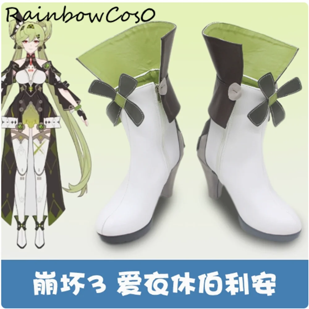 Chrono Navi Honkai Impact Honkai: Star Rail Cosplay Shoes Boots Game Anime Party Halloween RainbowCos0W4338