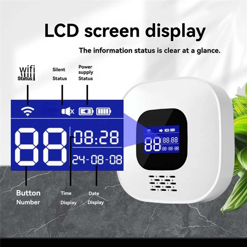 APPLIA-Tuya Smart Wifi SOS Alert System Emergency Call Button Elderly Caregiver Pager For Seniors Patients Home